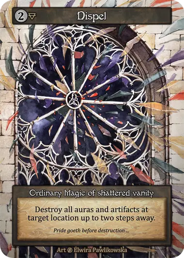 Dispel Ordinary Magic of shattered vanity