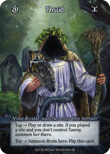 Druid, Your Avatar watches over this domain