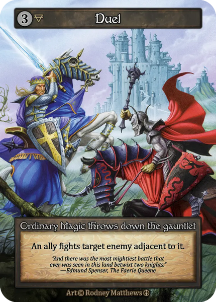 Duel, Ordinary Magic throws down the gauntlet