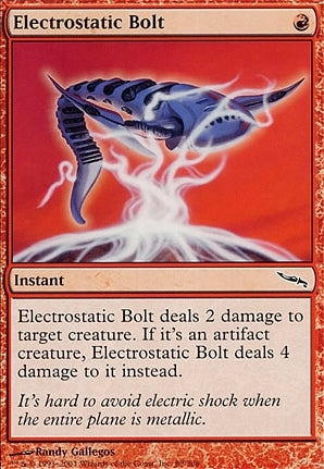 Mirrodin 089: Electrostatic Bolt (C)