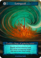 Extinguish Ordinary Magic of guttering failure