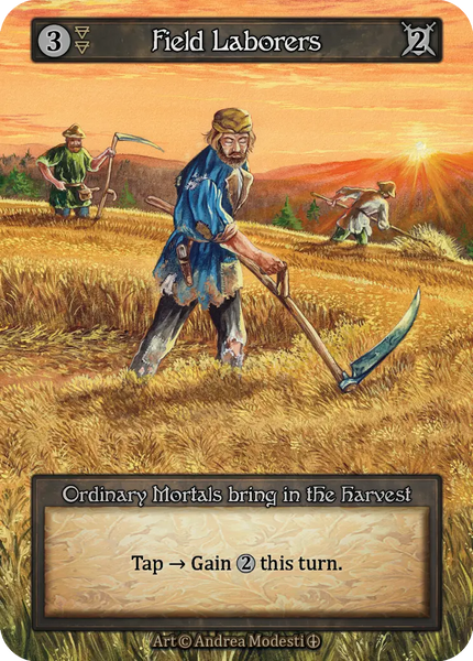 Field Laborers, Ordinary Mortals bring in the harvest