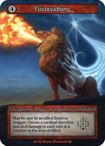 Firebreathing, Exceptional Magic of explosive exhalation