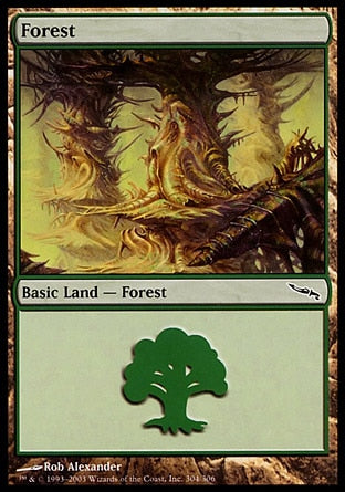 Mirrodin 304: Forest (C)
