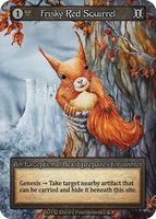 Frisky Red Squirrel, An Exceptional Beast prepares for winter