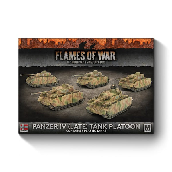 FLAMES OF WAR: PANZER IV (LATE) TANK PLATOON