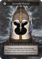 Goswhit Helmet, Elite Armor absorbs the blow
