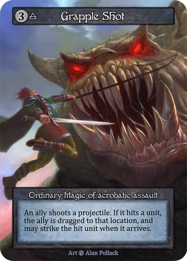 Grapple Shot Ordinary Magic of acrobatic assault