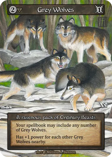Grey Wolves A ravenous pack of Ordinary Beasts