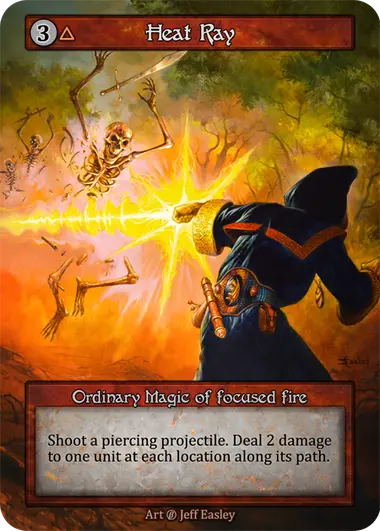 Heat Ray Ordinary Magic of focused fire