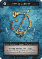 Horn of Caerleon, An Elite Instrument sounds. The battle begins!