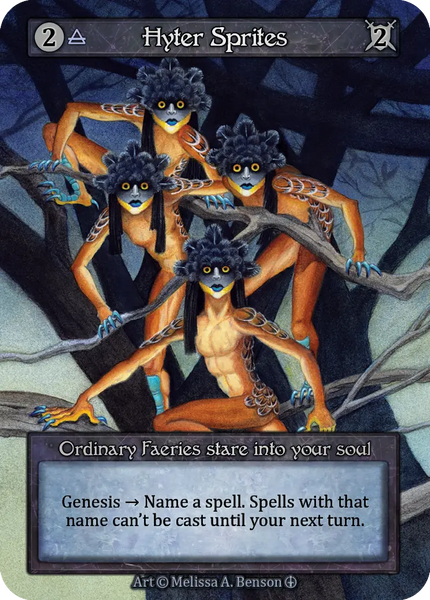 Hyter Sprites, Ordinary Faeries stare into your soul