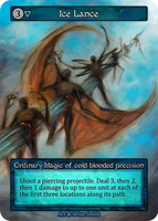Ice Lance Ordinary Magic of cold-blooded precision