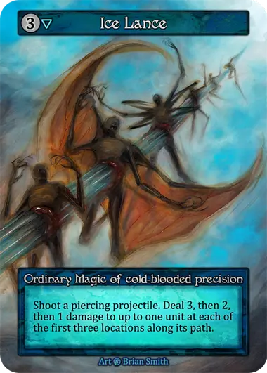 Ice Lance Ordinary Magic of cold-blooded precision