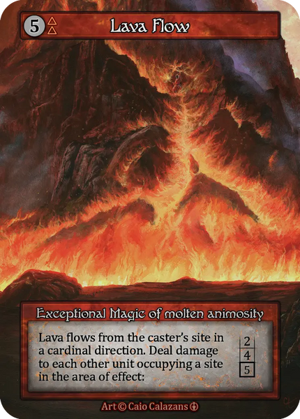 Lava Flow, Exceptional Magic of molten animosity