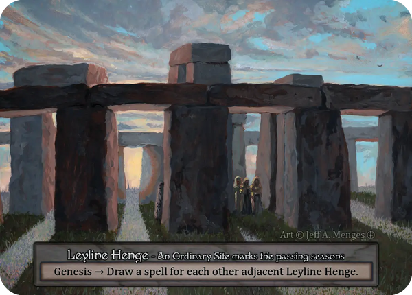 Leyline Henge, An Ordinary Site marks the passing seasons