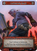 Lumbering Giant, An Ordinary Giant of ponderous pace