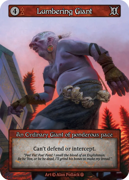 Lumbering Giant, An Ordinary Giant of ponderous pace