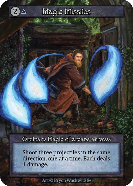 Magic Missiles, Ordinary Magic of arcane arrows