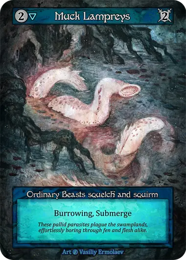 Muck Lampreys Ordinary Beasts squelch and squirm