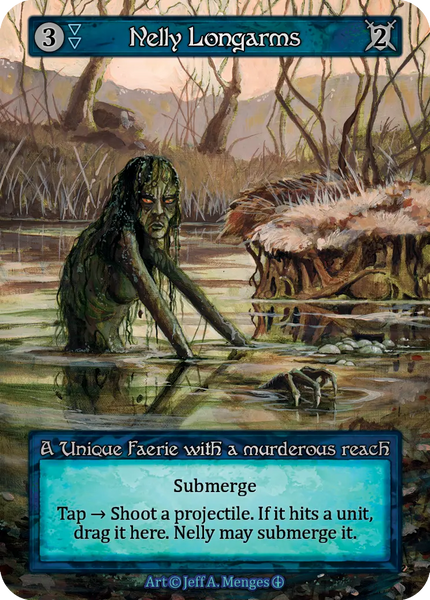 Nelly Longarms, A Unique Faerie with a murderous reach