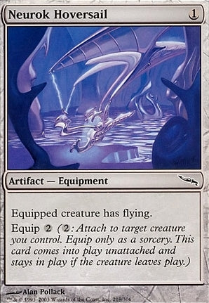 Mirrodin 218: Neurok Hoversail (C)