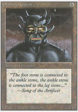 3rd Edition 268: Obsianus Golem (U)