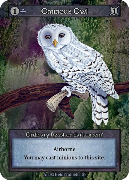Ominous Owl, Ordinary Beast or dark omen?