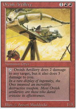 3rd Edition 168: Orcish Artillery (U)