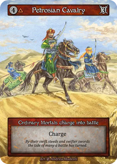 Petrosian Cavalry Ordinary Mortals charge into battle