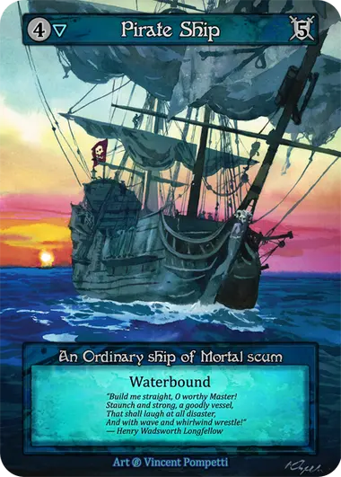 Pirate Ship An Ordinary ship of Mortal scum