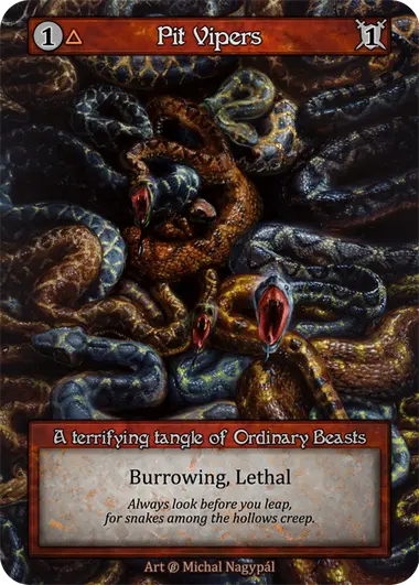 Pit Vipers A terrifying tangle of Ordinary Beasts