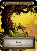 Purple Knight, An Exceptional Mortal swears a dauntless vow
