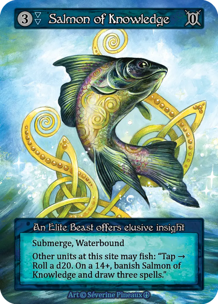 Salmon of Knowledge, An Elite Beast offers elusive insight