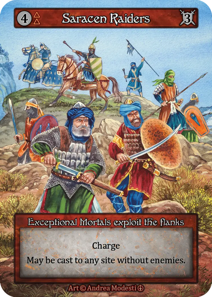 Saracen Raiders, Exceptional Mortals exploit the flanks