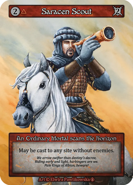 Saracen Scout, An Ordinary Mortal scans the horizon