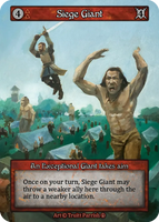 Siege Giant, An Exceptional Giant takes aim