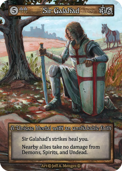 Sir Galahad, A Unique Mortal with an unshakable faith