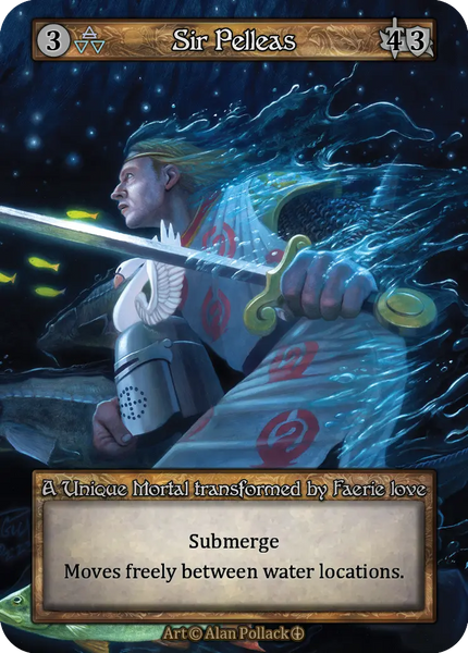 Sir Pelleas, A Unique Mortal transformed by Faerie love
