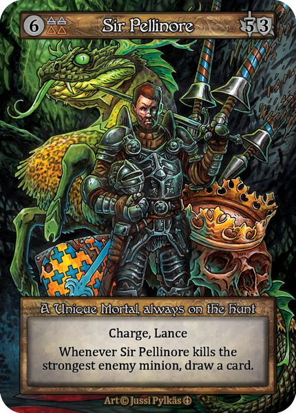 Sir Pellinore, A Unique Mortal, always on the hunt