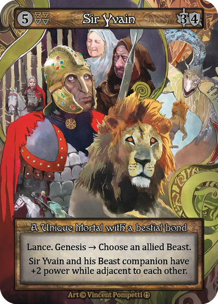 Sir Yvain, A Unique Mortal with a bestial bond