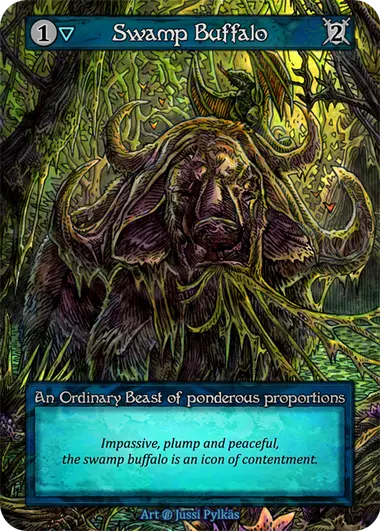 Swamp Buffalo An Ordinary Beast of ponderous proportions