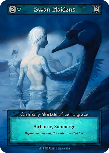 Swan Maidens Ordinary Mortals of eerie grace