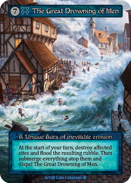 The Great Drowning of Men, A Unique Aura of inevitable erosion