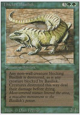 3rd Edition 218: Thicket Basilisk (U)