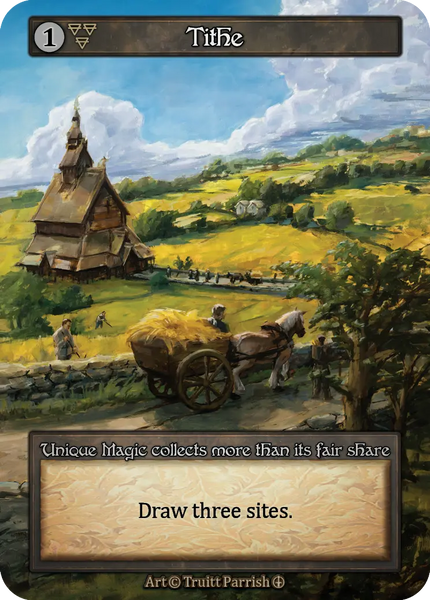 Tithe, Unique Magic collects more than its fair share
