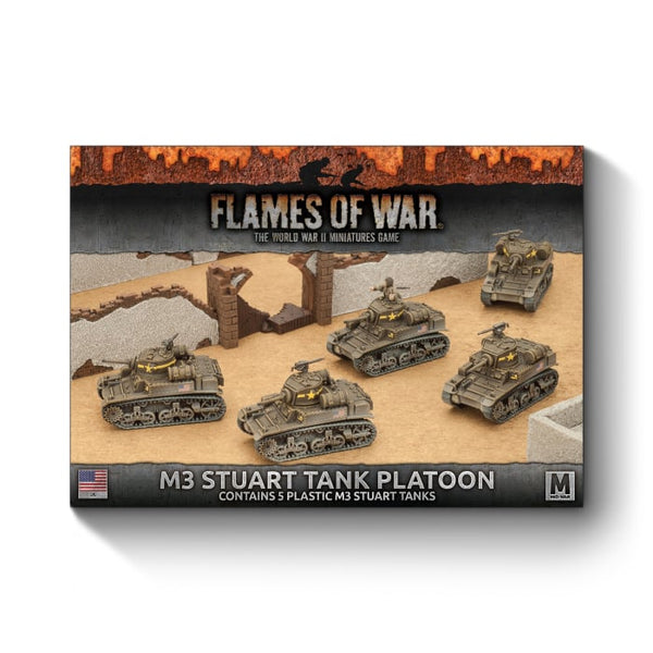 FLAMES OF WAR: ME STUART TANK PLATOON