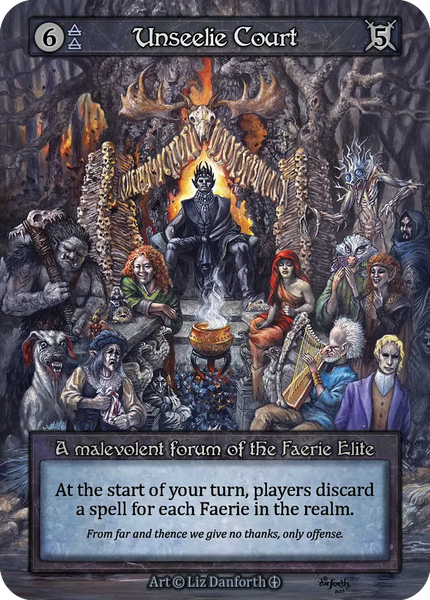 Unseelie Court, A malevolent forum of the Faerie Elite