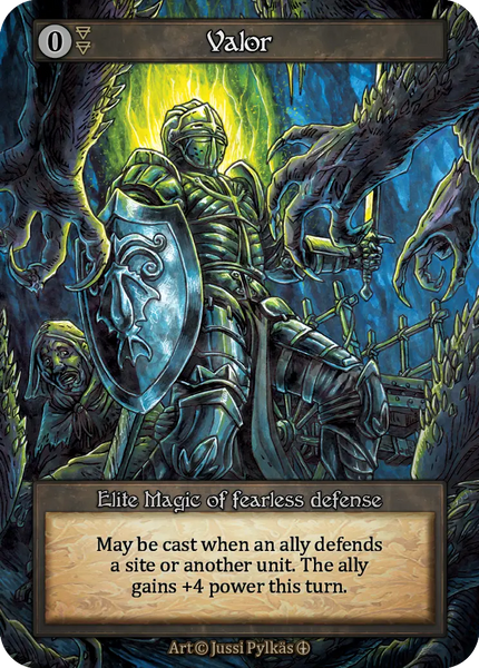 Valor, Elite Magic of fearless defense