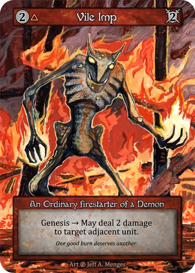 Vile Imp An Ordinary firestarter of a Demon
